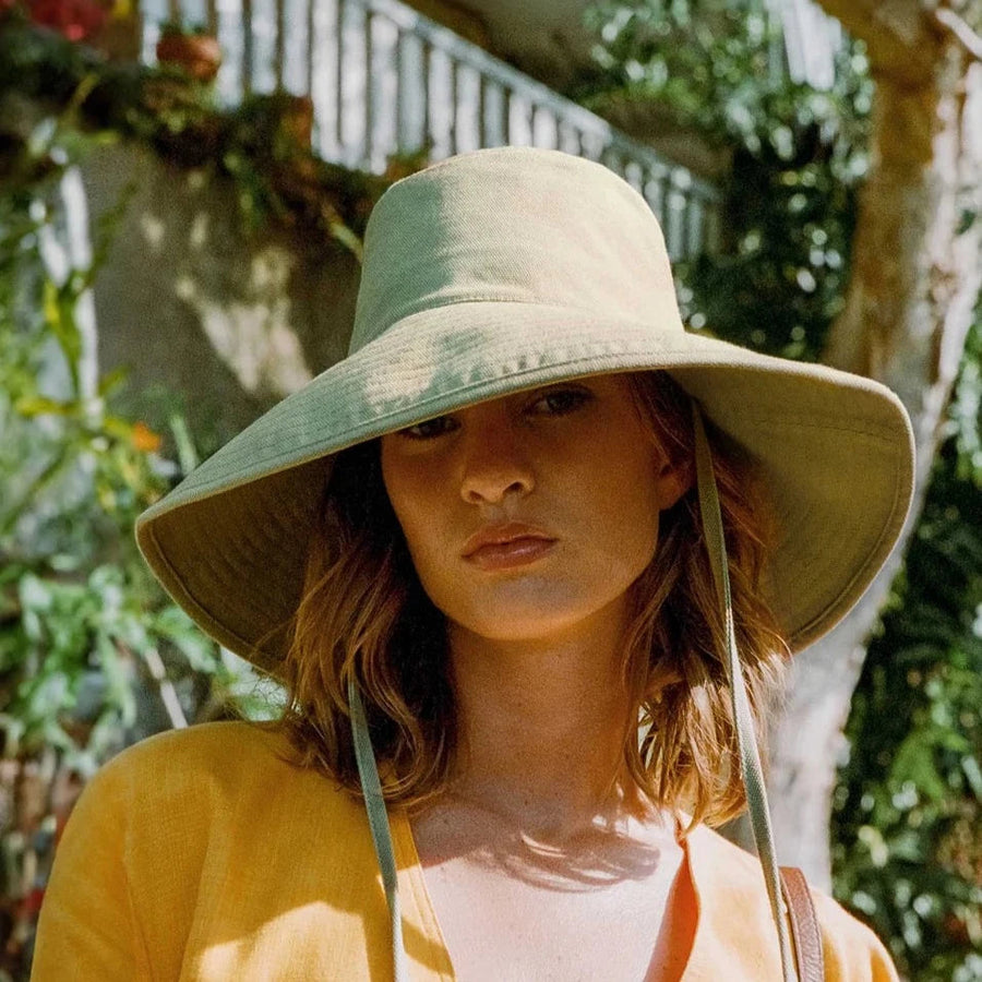Lack of Color Accessories Holiday Bucket Hat - Pistachio Canvas